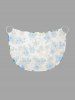 Coconut Tree Hibiscus Flowers Lady Print Convertible Hawaii Beach Cover -  