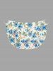 Coconut Tree Hibiscus Flowers Lady Print Convertible Hawaii Beach Cover -  