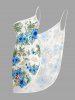 Coconut Tree Hibiscus Flowers Lady Print Convertible Hawaii Beach Cover -  