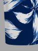Flowers Print Hawaii Fitted Dress -  