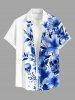 Skulls Flower Watercolor Print Matching Hawaii Beach Outfit For Couples -  