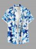 Flowers Print Matching Hawaii Beach Outfit For Couples -  