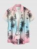 Coconut Tree Ombre Print Matching Hawaii Beach Outfit For Couples -  