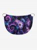 Spiral Tie Dye Galaxy Flower Print Hawaii Convertible Beach Cover Up -  