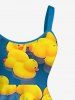Duck Pond Print Matching Hawaii Beach Outfit For Couples -  