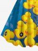 Duck Pond Print Matching Hawaii Beach Outfit For Couples -  
