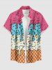 Ice Cream Print Matching Hawaii Beach Outfit For Couples -  
