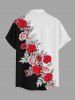 Tropical Leaf Flower Print Matching Hawaii Beach Outfit For Couples -  