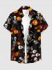Halloween Pumpkin Skull Skeleton Bat Painting Splatter Print Matching Outfit For Couples -  