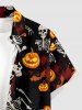 Halloween Pumpkin Skull Skeleton Bat Painting Splatter Print Matching Outfit For Couples -  