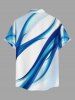 Ombre Curve Print Matching Hawaii Beach Outfit For Couples -  