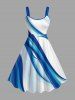 Ombre Curve Print Matching Hawaii Beach Outfit For Couples -  