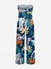 Coconut Tree Print Matching Hawaii Beach Outfit For Couples -  