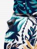 Coconut Tree Print Matching Hawaii Beach Outfit For Couples -  
