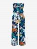 Coconut Tree Print Matching Hawaii Beach Outfit For Couples -  