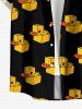 Building Blocks Duck Print Matching Hawaii Beach Outfit For Couples -  