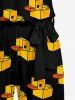 Building Blocks Duck Print Matching Hawaii Beach Outfit For Couples -  