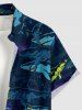 Sharks Print Matching Hawaii Beach Outfit For Couples -  