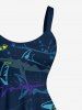 Sharks Print Matching Hawaii Beach Outfit For Couples -  
