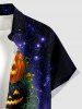 Halloween Pumpkin Flowers Galaxy Glitter 3D Print Matching Outfit For Couples -  