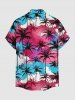 Coconut Tree Cloud Sky Print Matching Hawaii Beach Outfit For Couples -  