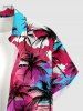 Coconut Tree Cloud Sky Print Matching Hawaii Beach Outfit For Couples -  