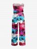 Coconut Tree Cloud Sky Print Matching Hawaii Beach Outfit For Couples -  