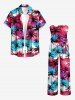 Coconut Tree Cloud Sky Print Matching Hawaii Beach Outfit For Couples -  