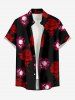 Skulls Flower Print Matching Outfit For Couples -  