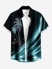 Coconut Tree Glitter 3D Print Matching Hawaii Beach Outfit For Couples -  