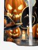 Halloween Pumpkin Cat Moon Print Matching Outfit For Couples -  