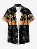 Coconut Tree Pineapple Guitar Print Matching Hawaii Beach Outfit For Couples -  