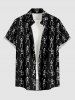 Halloween Skeleton Print Matching Outfit For Couples -  