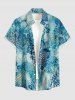 Coral Micro-biological Sea Print Matching Hawaii Beach Outfit For Couples -  