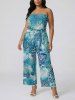 Coral Micro-biological Sea Print Matching Hawaii Beach Outfit For Couples -  