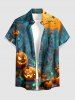 Halloween Pumpkin Spider Web Print Matching Outfit For Couples -  