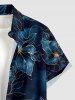 Flowers Leaf Print Matching Hawaii Beach Outfit For Couples -  