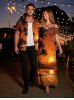 Coconut Tree Bird Sun Seascape Print Matching Hawaii Beach Outfit For Couples -  