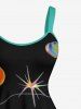 Cat Planet UFO Print Matching Outfit For Couples -  