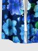 Hibiscus Flower Leaf Print Matching Hawaii Beach Outfit For Couples -  
