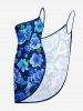 Hibiscus Flower Leaf Print Matching Hawaii Beach Outfit For Couples -  