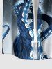 Octopus Spider Web Ombre Print Matching Outfit For Couples -  
