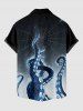 Octopus Spider Web Ombre Print Matching Outfit For Couples -  
