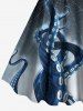 Octopus Spider Web Ombre Print Matching Outfit For Couples -  