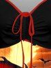 Halloween Skull Skeleton Devil Witches Bat Tombstone Print Matching Outfit For Couples -  