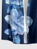 Ombre Flower Leaf Print Matching Hawaii Beach Outfit For Couples -  
