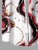 Fluid Flower Print Matching Hawaii Beach Outfit For Couples -  