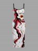 Fluid Flower Print Matching Hawaii Beach Outfit For Couples -  