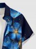 Flowers Stripes Glitter 3D Print Matching Hawaii Beach Outfit For Couples -  