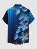 Flowers Stripes Glitter 3D Print Matching Hawaii Beach Outfit For Couples -  